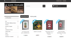 Desktop Screenshot of livre-nomade.com