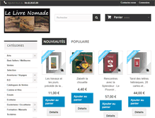 Tablet Screenshot of livre-nomade.com